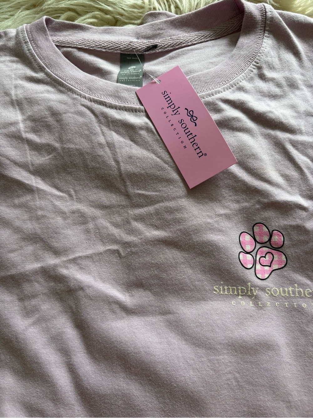 New Simply Southern Dogs and Coffee Long Sleeve Tee Women’s XL T-shirt Fall - Picture 6 of 11
